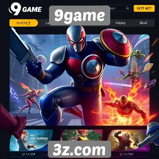 Novas funcionalidades do site 9game