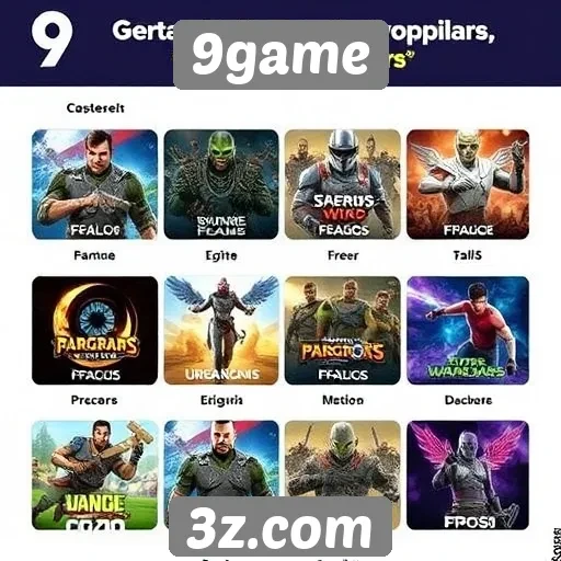 Estatísticas de jogos mais populares no 9game